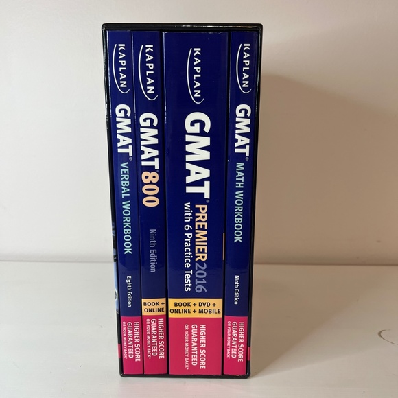 Kaplan GMAT Complete 2016 Book+Online+DVD+Mobile 4‎ Books *Missing DVD - Picture 5 of 5